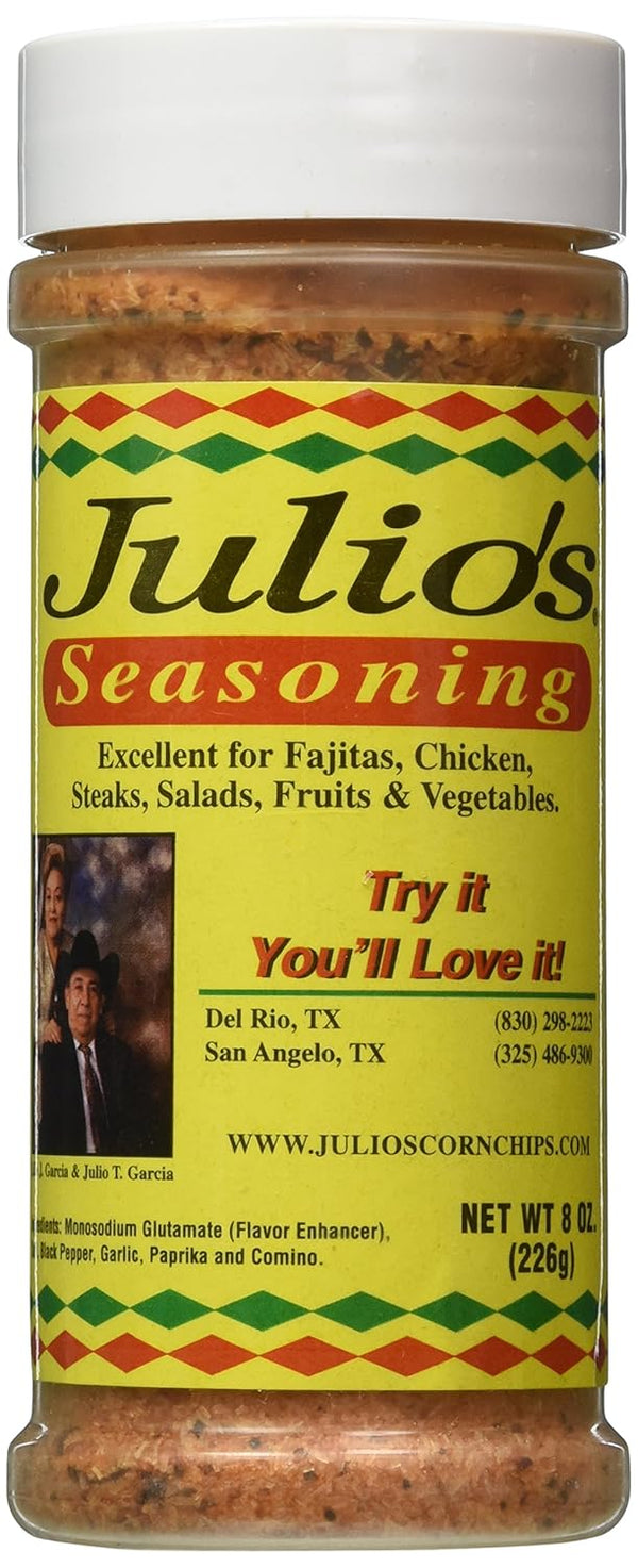 Julio's Seasoning, 8 Oz (Pack of 1)