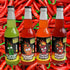 Rocket Fizz 4 Pack Hot Pepper Sodas | Mixed of Spicy Flavors | Handle the Heat | Real Cane Sugar | Includes Crazy Soda