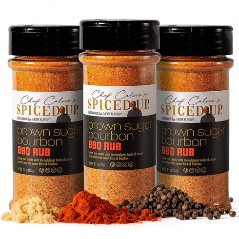 3 Pcs Brown Sugar Bourbon Seasoning for Chicken, Beef & Pork |