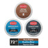 Community Pack 72 Count 2.0 24 Count (Pack 3 Coffee Variety Coffee Pods, Medium, Dark Roast and Flavored, Compatible