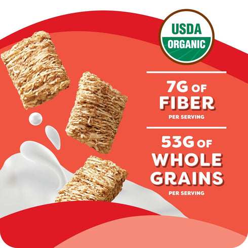 18oz (1 (Pack 4) Kashi Breakfast Cereal, Organic, Whole Grain, Autumn Wheat, Box Box)