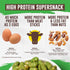 14g 3-Pack 4.75oz Biena Crispy Roasted Edamame Beans Snack Naked No Salt Low Sodium High Protein Snack for Adults