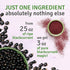 SEL BERRY 3oz Organic Black Currant Powder USDA Certified - No Sugar Added, Freeze Dried, Black Current Powder Organic
