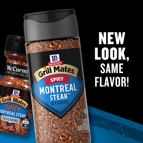 3.12 oz McCormick Grill Mates Spicy Montreal Steak Seasoning
