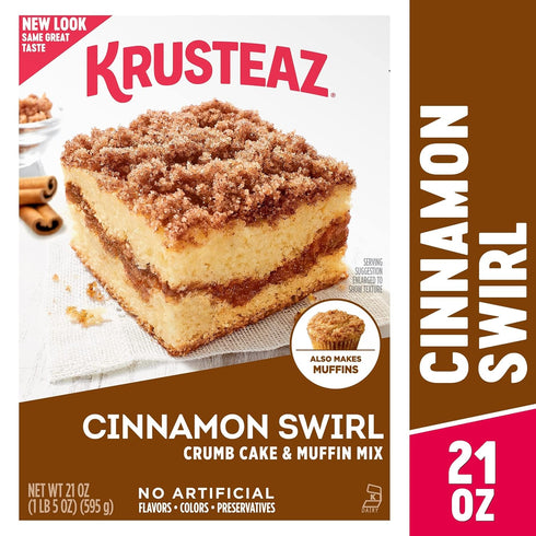 Pack,Cinnamon Crumb(21 oz),Cranberry (18.6 oz),Wild (17.1 oz), (3 Krusteaz Variety Swirl Orange Muffin Mix Blueberry