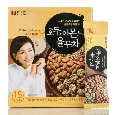 Damtuh Walnut Almond Adlay Tea Drink Mix Korean Yulmu Cha (Jobs Tears)
