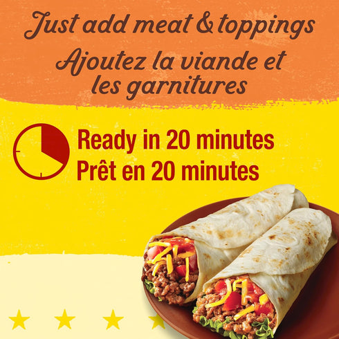 510g/18 oz Old El Paso Burrito Dinner Kit, {Imported from Canada}