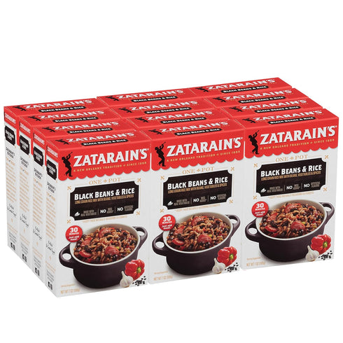 Zatarain's Black Beans & Rice, 7 oz (Pack of 12)