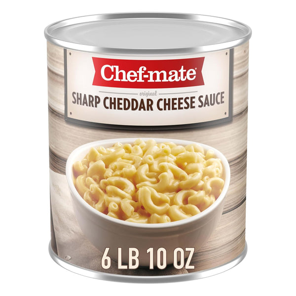 Chef-mate Sharp Cheddar Cheese Sauce and Queso, Superbowl Party Supply, 6 lb