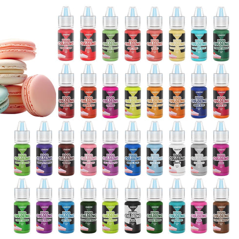 Cakestar Food Coloring Liquid, 36 Vibrant Food Coloring for Slime, Upgraded Food