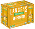Langers Organic Flavored Sparkling Water, Ginger, 12 Fl Oz (Pack of 8)