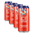 Sparkling Ice +Caffeine Watermelon Lemonade 16oz Can (Pack of 4)
