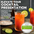 Rimmer 6 oz Margarita Lime Salt Infused with Vibrant Lime Zest Unrefined, Natural Margarita Salt for Garnishing