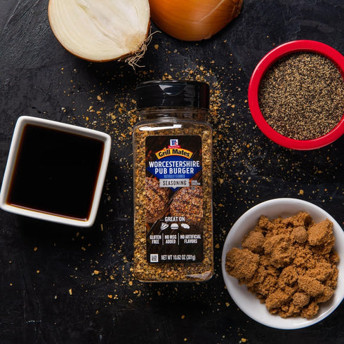 McCormick Grill Mates Worcestershire Pub Burger Seasoning, 10.62 oz