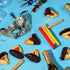 Hamentaschen Cookies | Mishloach Manot, Purim Gift Idea | Chocolate Dipped Shortbread Cookies Filled with Apricot