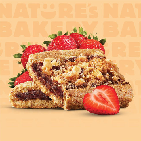 6 6 Packs, 36 Count Natures Bakery Oatmeal Crumble Bars, Strawberry, Real Fruit, Vegan, Non-GMO, Breakfast bar, Boxes