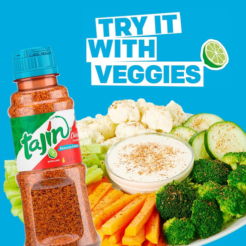 Tajín Clásico Reduced Sodium Seasoning, 5oz (Pack of 3)