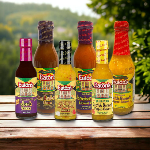 Eaton's Jerk BBQ Sauce - Jamaican Barbecue Sauce, Perfect as Meat Rubs, Seasonings, Marinade for BBQ, Smoked Meat