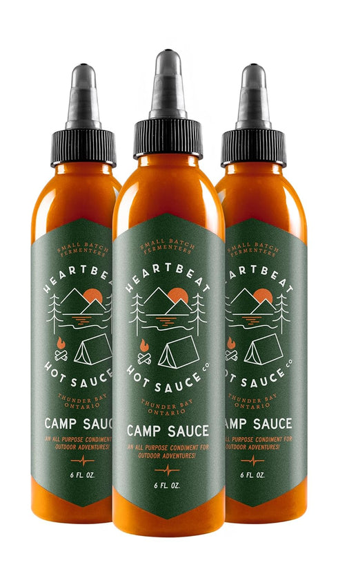 Heartbeat Hot Sauce Co. | Camp Sauce, 6 oz. 3 pack
