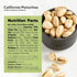 (1 LB) NUTS U.S. California Pistachios | Roasted & Unsalted | No Wax, No Added Color or Flavor | NON-GMO and Natural |