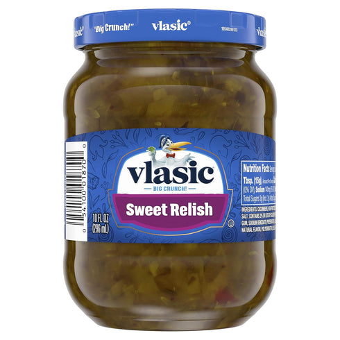 Vlasic Sweet Relish, Keto Friendly, 12 - 10 FL OZ Jars