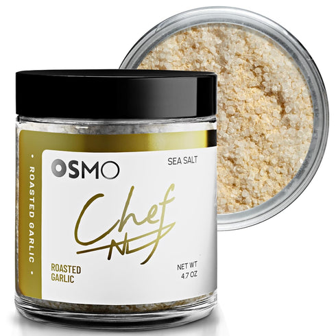 Hand-Packed (4.7oz Pack 1) Osmo Roasted Garlic Sea Salt By Chef Nick DiGiovanni, Premium Sea Salt for Cooking, Perfect
