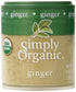 Simply Organic Ground Ginger Root, Certified Organic, 0.42 oz, Pack of 6