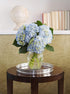 6 KaBloom - Beauty Bouquet of Blue Hydrangeas with Vase - Fresh Flowers for Birthday, Valentine's & Mother's Day