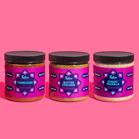 3-Pack Set Fadwa Masala Ramadan & Eid Gift - Salt & Sugar Free, Authentic Desi Spices for Pakistani & Indian Cooking