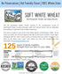2-5 LB (10 LBS Palouse Brand Certified Glyphosate Residue Free Hard Red Spring and Soft White Wheat Berries | Burlap
