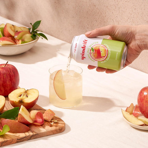 12 (Pack 24) Spindrift Fuji Apple Can Ounce