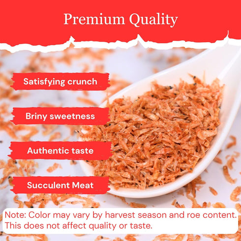 4 Oz, Byait Dried Japanese Sakura Shrimp Wild-Caught Baby Shrimp for Ramen Toppings, Seafood Soups, and Gourmet