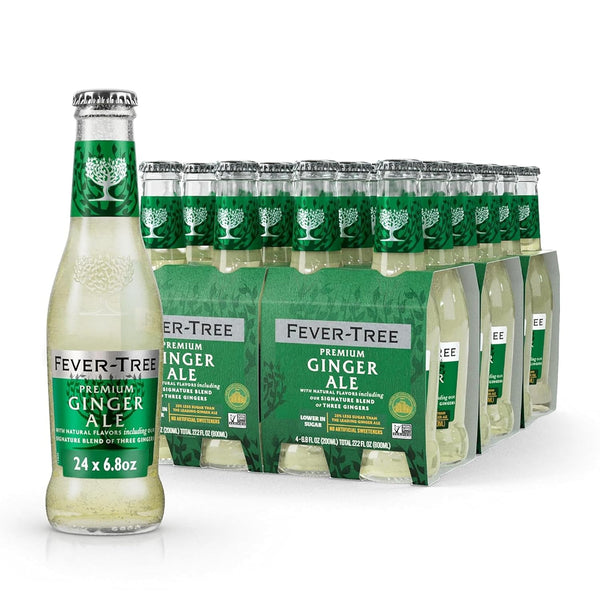Fever-Tree Premium Ginger Ale, No Artificial Sweeteners, Flavourings or Preservatives, 6.8 Fl