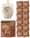 Oatbedient 10 oz Chocolate Oat Milk Powder, 12 Sachets, Non-Dairy Milk Powder,