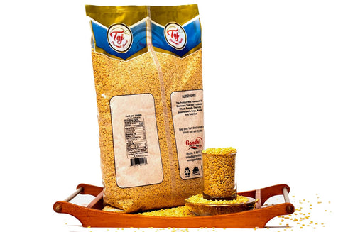 TAJ Gourmet Foods (2-Pounds) TAJ Premium Indian Toor Dal Kori, Unoily, Madhi