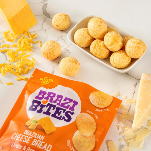 11.5 OZ BRAZI BITES Cheddar & Parmesan Brazilian Cheese Bread