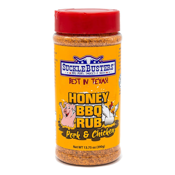SuckleBusters Honey BBQ Rub: Award-Winning Sweet & Smoky, Sweey-Honey Seasoning for Pork