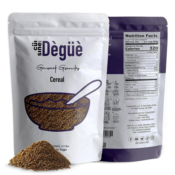 Cuisine228 Degue (Thiakry, Chakery, Thiacry, Tiakri) Sweet Millet Couscous Dessert Mix |