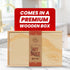 Set (6 Pack) Pack Set (Set 6) Hot Sauce Gift - Hot Sauce Variety in Premium Wooden Box - Great Gift for Birthday
