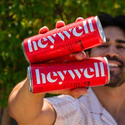 Pack, 12 (Pack 6) Heywell Sparkling Adaptogenic, Trial Fluid Ounce of - Organic, Non GMO, Vegan, Gluten Free, Dairy