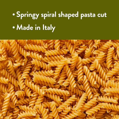 12 (4 Pack) DeLallo Gluten Free Fusilli Brown Rice Pasta, Non-GMO, All Natural, Made in Italy, Kosher, Tree Nut Free