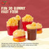 Gummy 4D Gummy 5 Gummies NY Spice Shop Burger and Fries Candy - Pound Edible Burger Shaped for Parties & Events - Fun