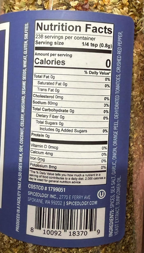 6.7 oz Spiceology Greek Freak Mediterranean Seasoning | | Salt-Free Greek Spice Blend for Chicken, Potatoes, Gyros