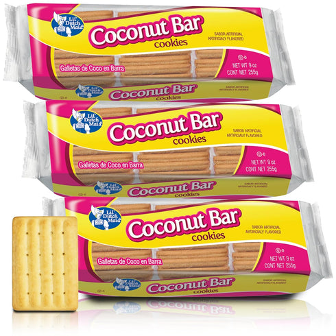 Lil Dutch Maid Coconut Bar Cookies | 9 oz (Pack of 3)
