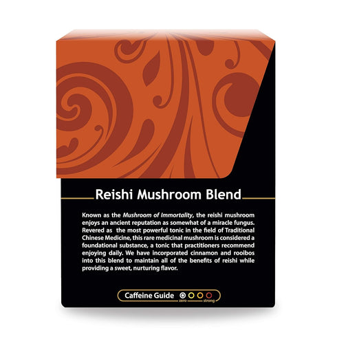 Wellbeing 18 (Pack 1) Buddha Teas - Organic Reishi Mushroom Blend - Herbal Tea - For Health & - With Antioxidants