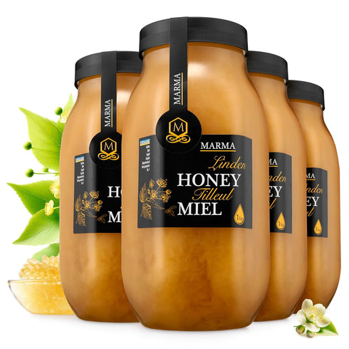 HONIGMA Marma Linden Honey | Authentic Raw Honey from Ukraine | 100%