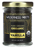 Wilderness Poets Pure Vanilla Powder - 100% Organic Ground Vanilla Beans -