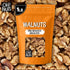 1 lb Oh! Nuts Dry Roasted Unsalted Walnuts - Roasted Walnuts - Bulk Bag - Unsalted - Fresh Healthy Snack for Baking