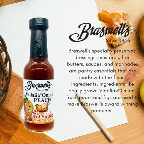 Braswell's Vidalia Onion Peach Hot Sauce