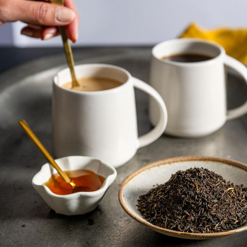 50 Count Rishi Tea English Breakfast Tea - Organic Sachet Tea Bags, Energizing & Caffeinated Pure Black Tea, Ideal